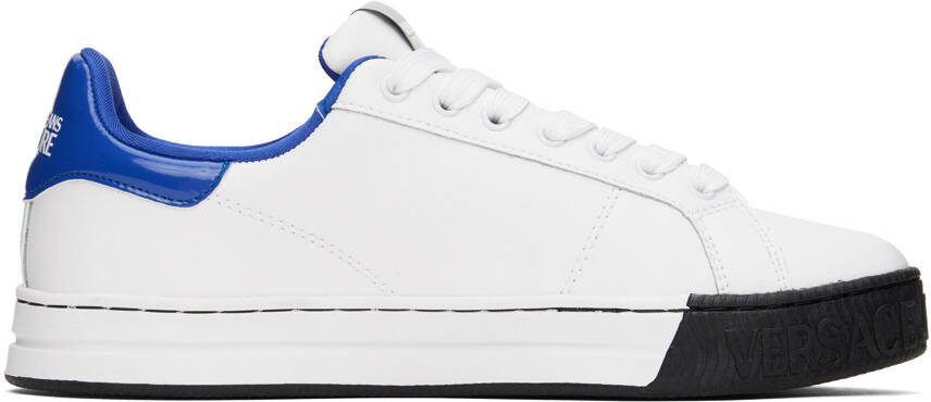 Versace Jeans Couture White Court 88 V-Emblem Sneakers - Picture 5