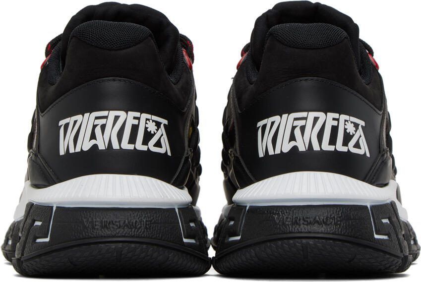 Versace Black  Gold Trigreca Sneakers