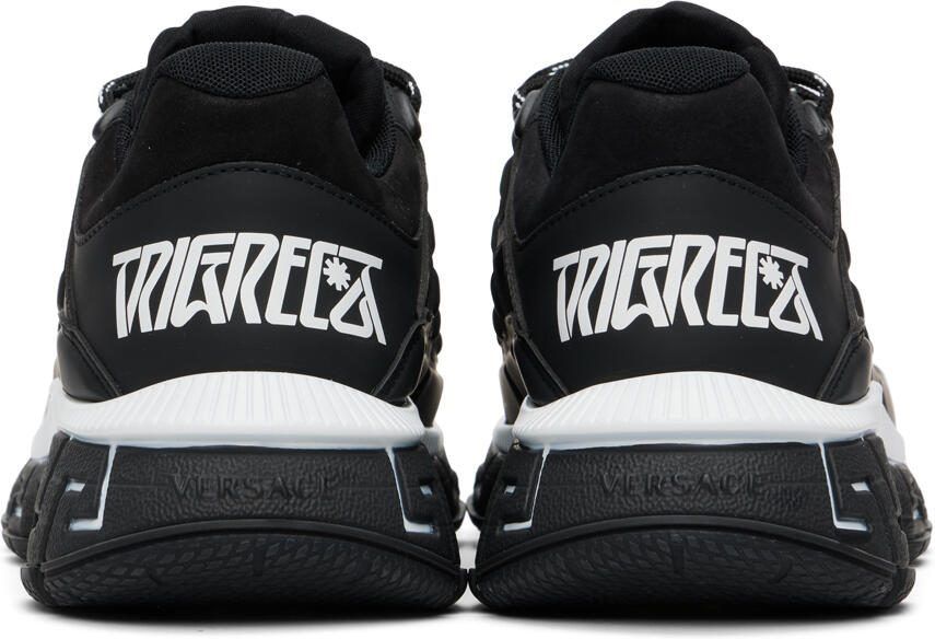 Versace Black  White Trigreca Sneakers