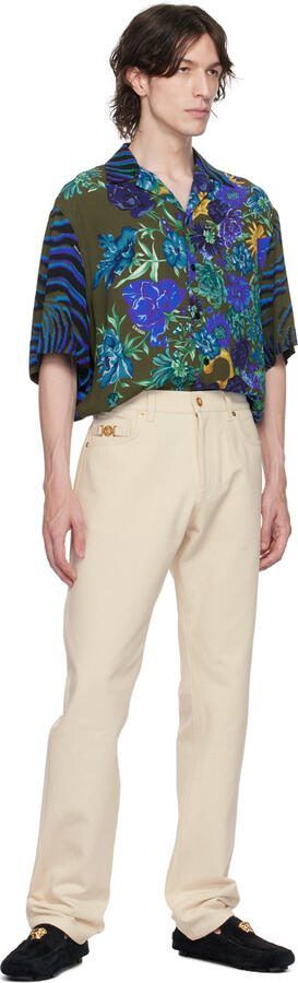 Versace Black 'La Medusa' Loafers - Picture 5