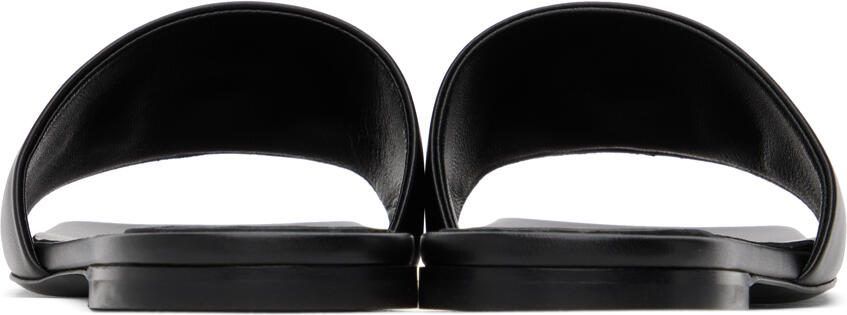 Versace Black 'La Medusa' Sandals