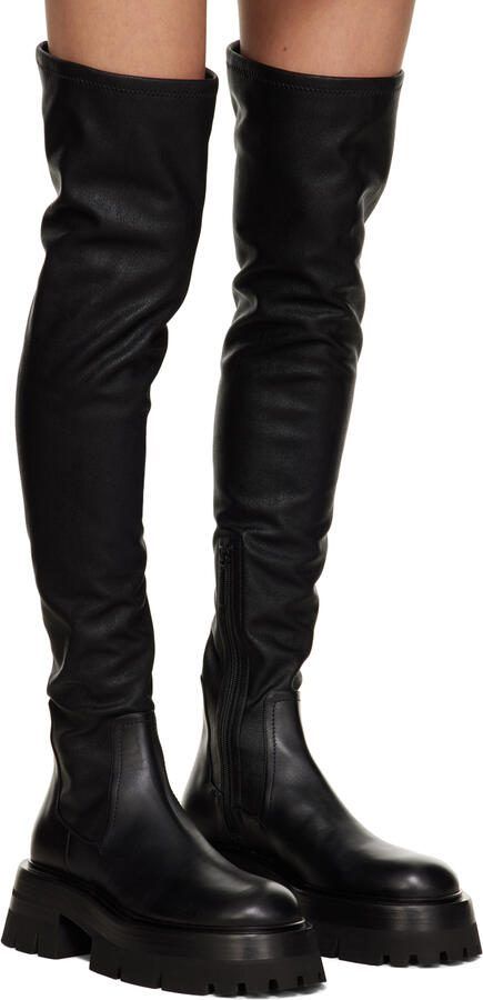 Versace Black Leonidas Boots