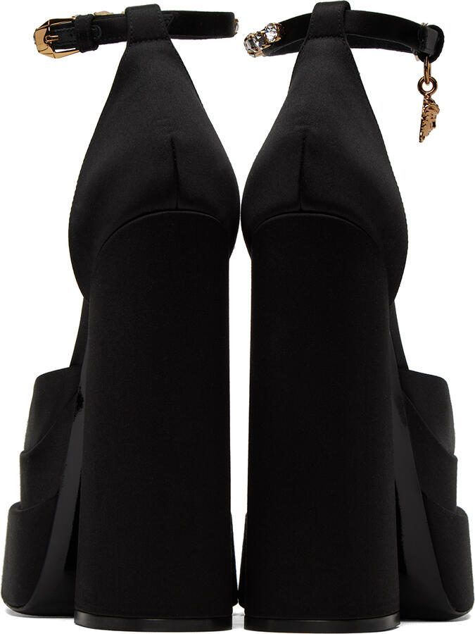 Versace Black Medusa Aevitas Heels - Picture 3