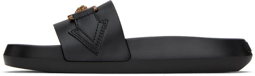Versace Black Medusa Biggie Slides - Picture 3