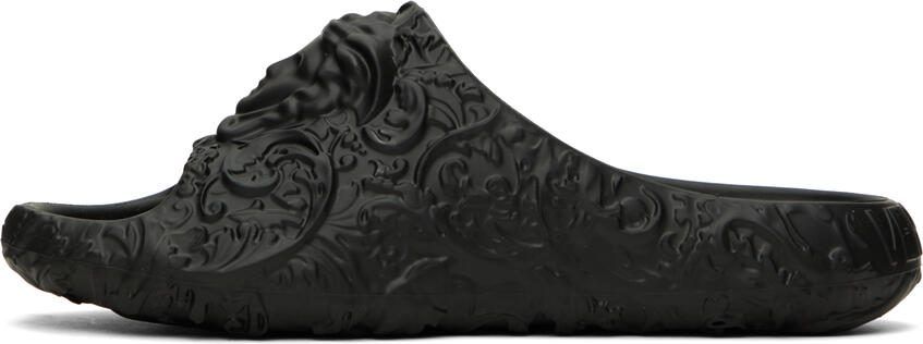 Versace Black Medusa Dimension Slides - Picture 4