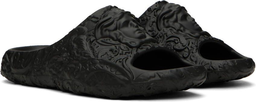 Versace Black Medusa Dimension Slides - Picture 2