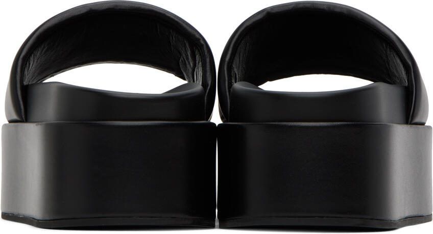 Versace Black Medusa Platform Sandals