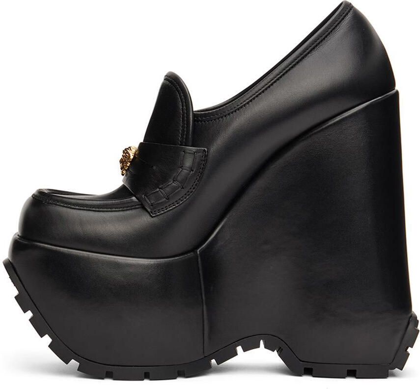 Versace Black Triplatform Heels - Picture 2