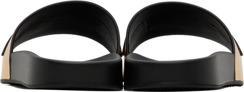 Versace Gold Medusa Biggie Slides