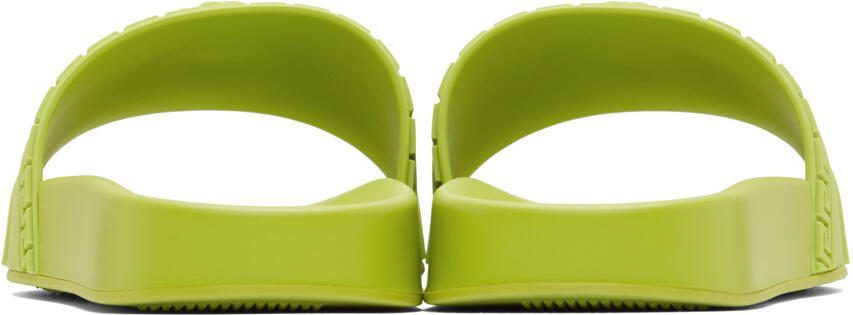 Versace Green Palazzo Slides