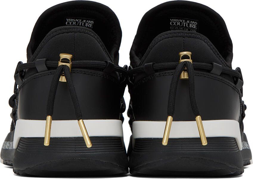 Versace Jeans Couture Black  Gold Dynamic Sneakers