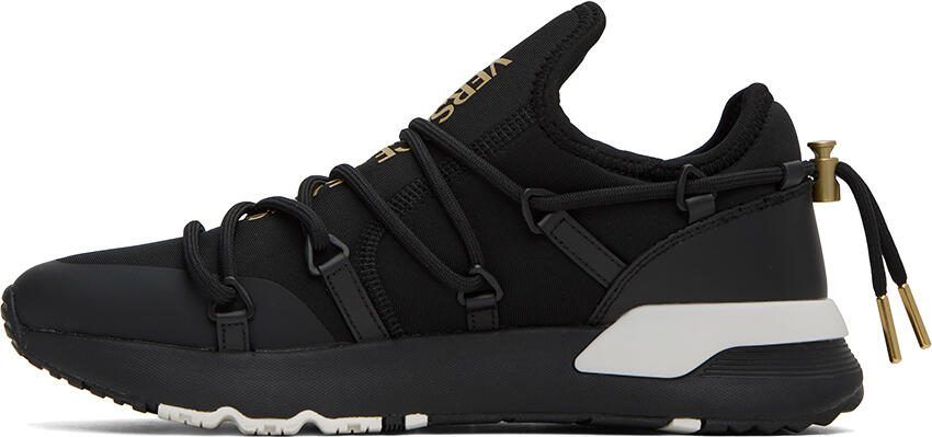 Versace Jeans Couture Black  Gold Dynamic Sneakers - Picture 3