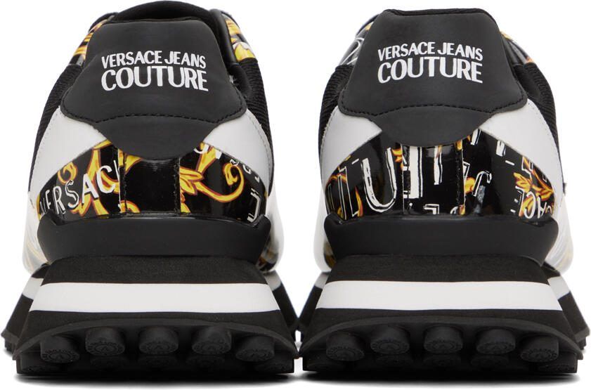 Versace Jeans Couture Black  Gold Fondo Spyke Sneakers