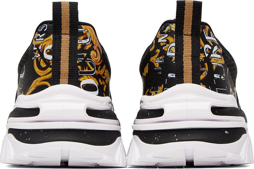 Versace Jeans Couture Black  Gold New Trail Trek Sneakers