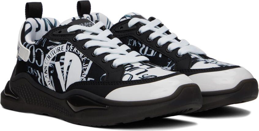 Versace Jeans Couture Black  White Levion Sneakers - Picture 2