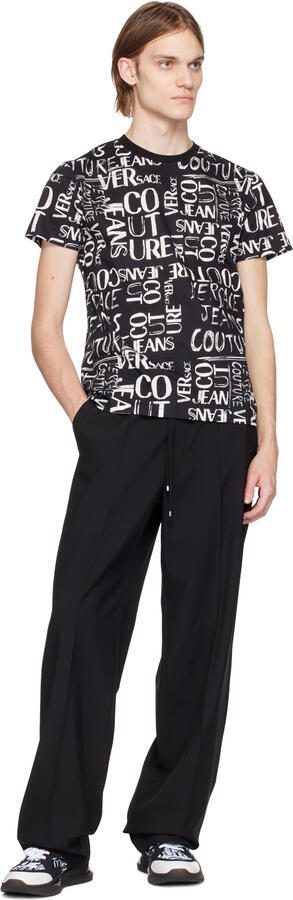Versace Jeans Couture Black  White Levion Sneakers - Picture 4