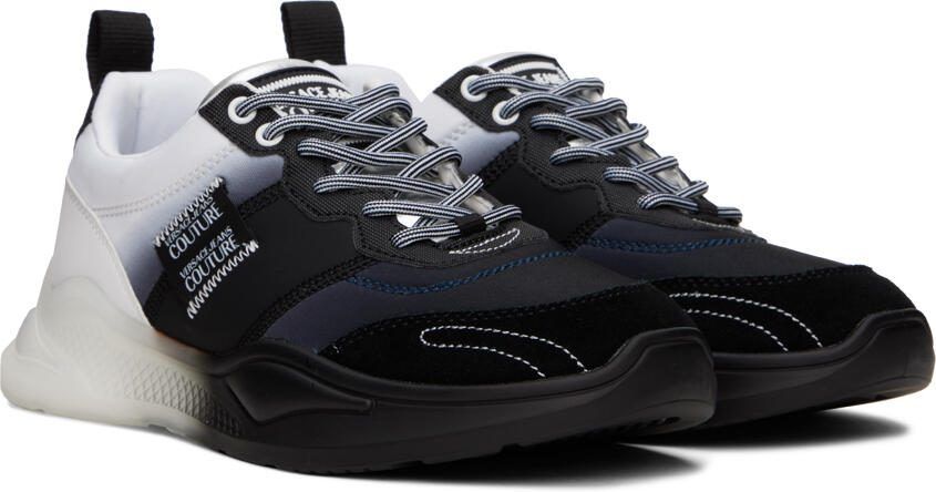 Versace Jeans Couture Black  White Levion Sneakers - Picture 2