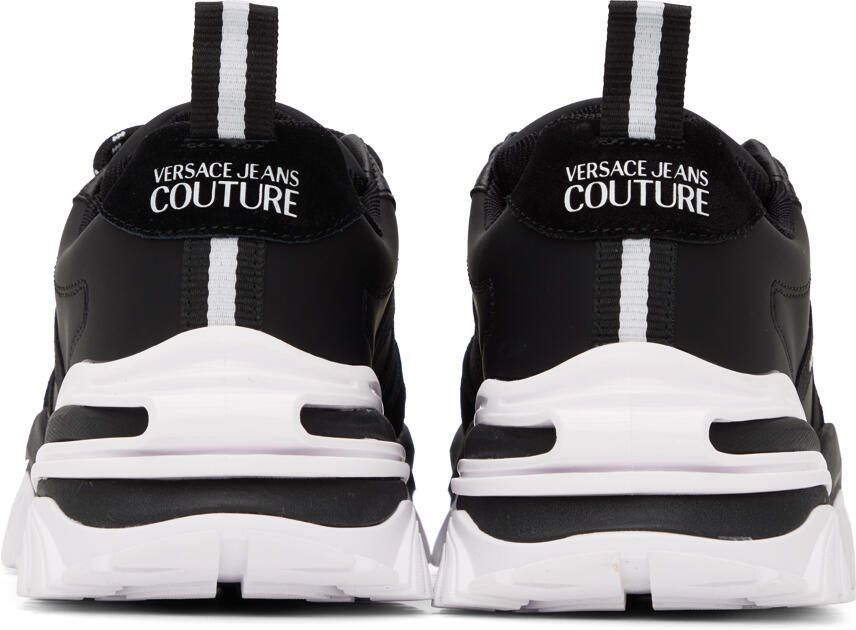 Versace Jeans Couture Black  White New Trail Trek Sneakers