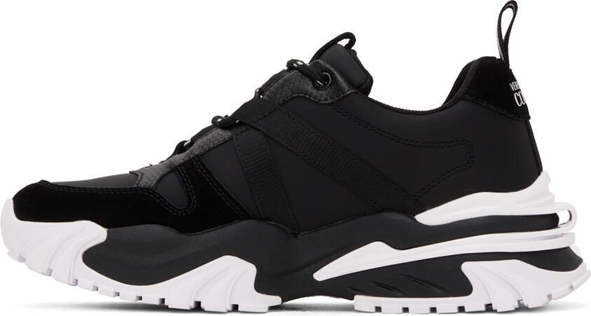 Versace Jeans Couture Black  White New Trail Trek Sneakers - Picture 3