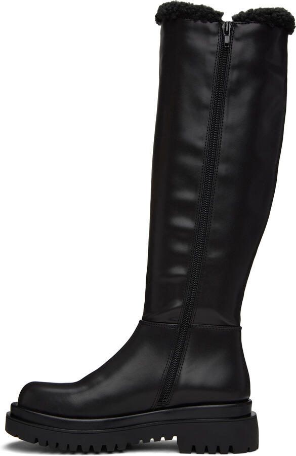 Versace Jeans Couture Black Drew Boots