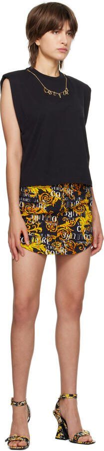 Versace Jeans Couture Black Kirsten Heeled Sandals - Picture 4