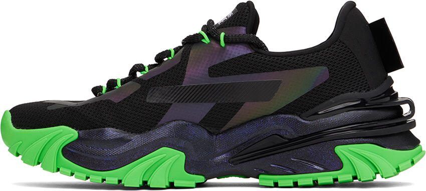 Versace Jeans Couture Black New Trail Trek Sneakers - Picture 3