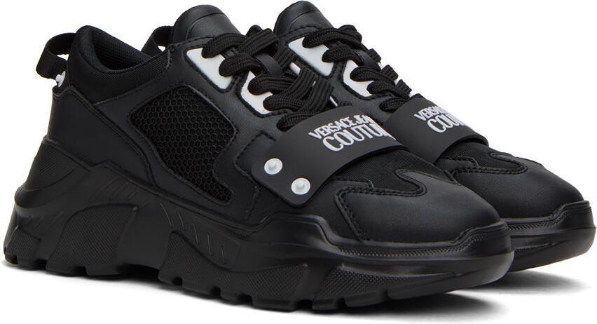 Versace Jeans Couture Black Speedtrack Sneakers - Picture 2