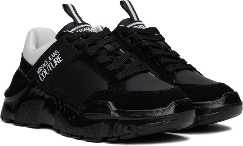 Versace Jeans Couture Black Speedtrack Sneakers - Picture 2