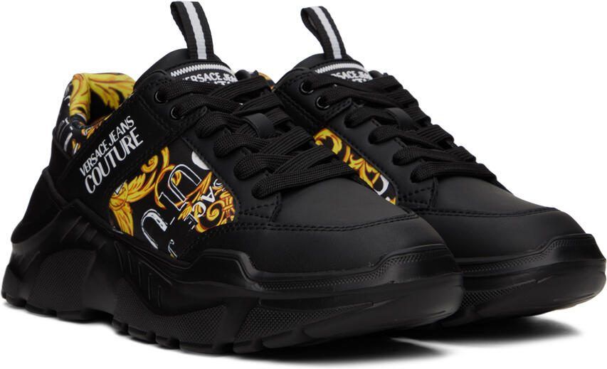 Versace Jeans Couture Black Speedtrack Sneakers - Picture 2