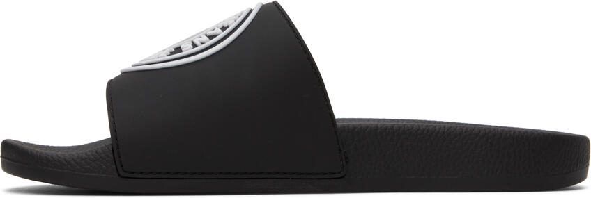 Versace Jeans Couture Black V-Emblem Slides - Picture 4