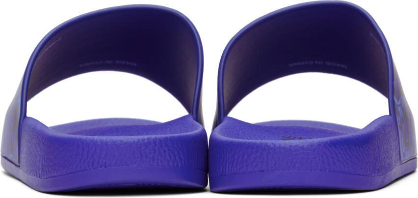 Versace Jeans Couture Blue Logo Couture Slides