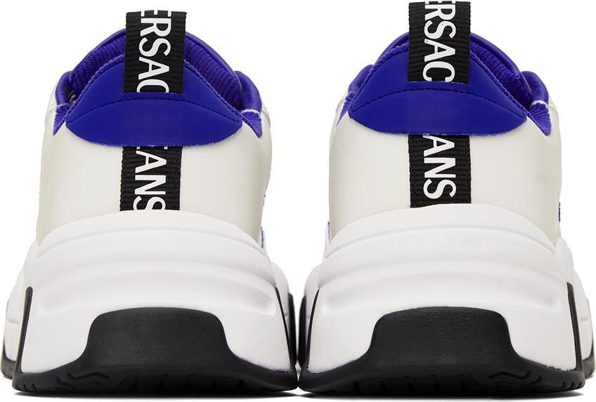 Versace Jeans Couture White  Blue Stargaze Sneakers