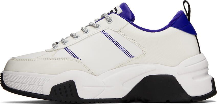 Versace Jeans Couture White  Blue Stargaze Sneakers - Picture 3