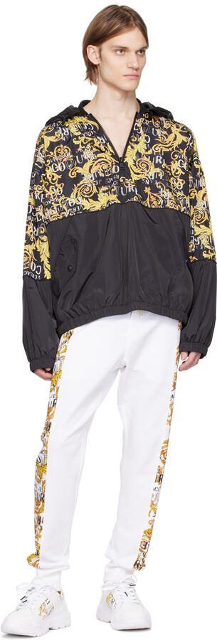 Versace Jeans Couture White  Gold Speedtrack Sneakers - Picture 4