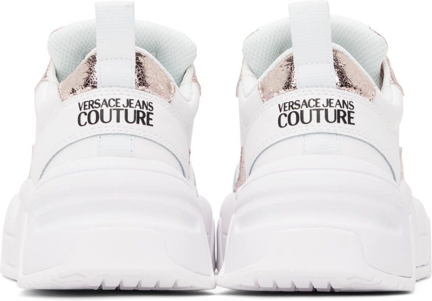 Versace Jeans Couture White  Pink Stargaze Sneakers
