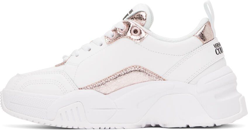Versace Jeans Couture White  Pink Stargaze Sneakers - Picture 3