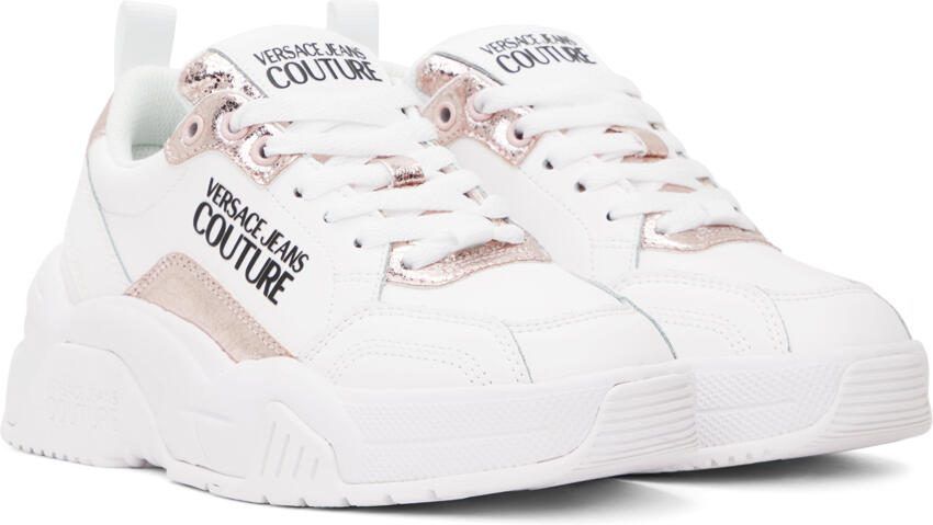 Versace Jeans Couture White  Pink Stargaze Sneakers - Picture 2