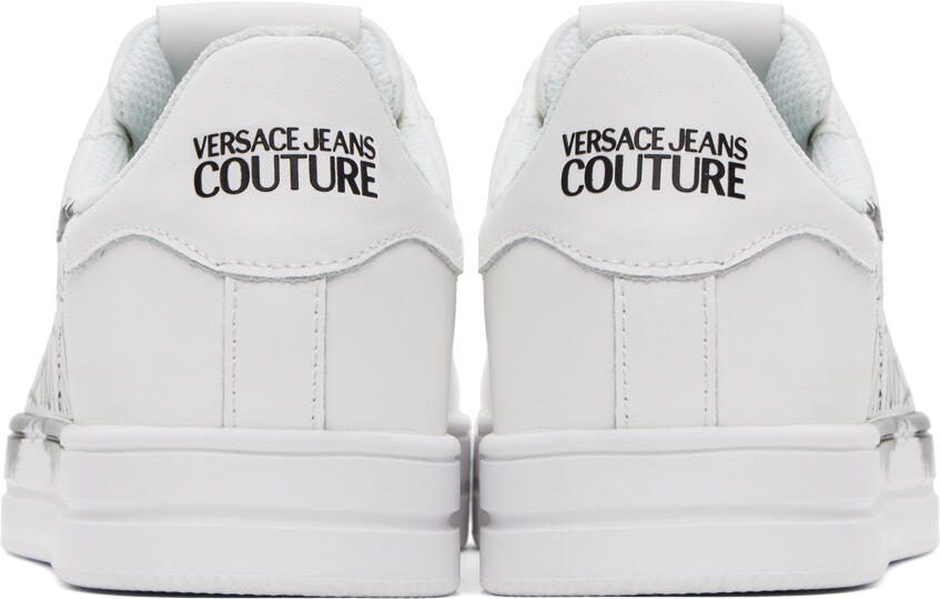 Versace Jeans Couture White Court 88 Graffiti Sneakers