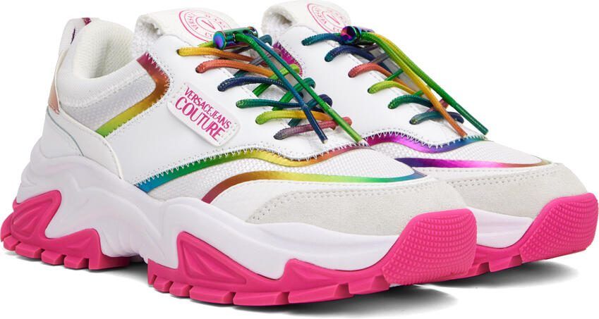 Versace Jeans Couture White Hiker Sneakers - Picture 2