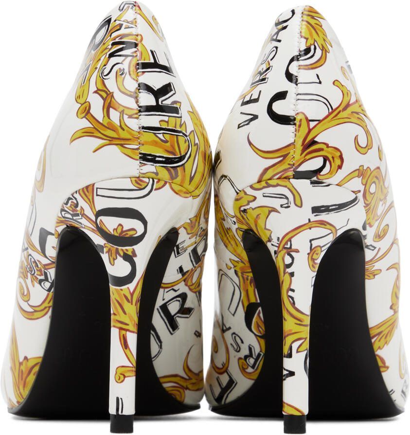 Versace Jeans Couture White Scarlett Heels