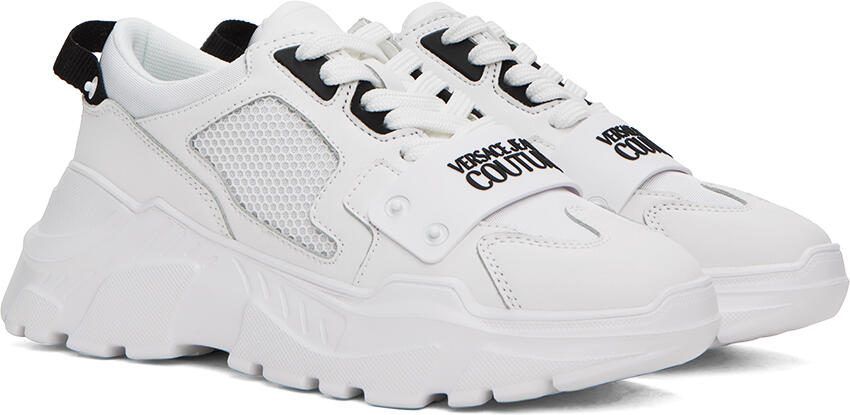 Versace Jeans Couture White Speedtrack Sneakers - Picture 2