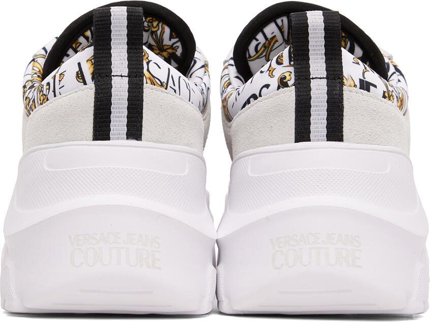 Versace Jeans Couture White Speedtrack Sneakers