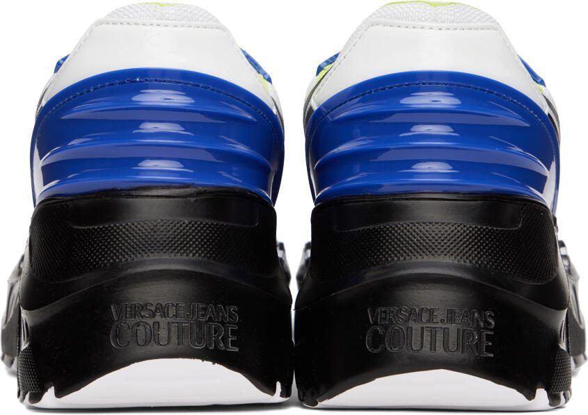 Versace Jeans Couture Black  White Speedtrack Sneakers - Picture 5