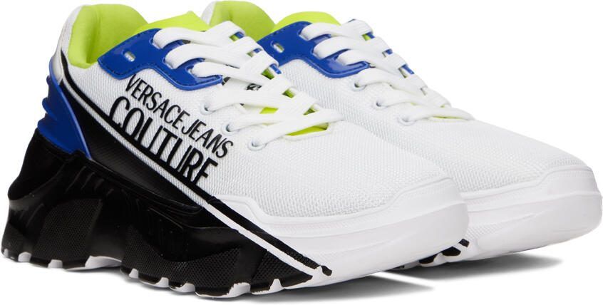 Versace Jeans Couture Black  White Speedtrack Sneakers