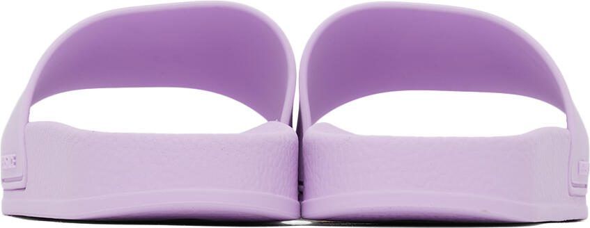 Versace Kids Purple 'La Medusa' Slides - Picture 2