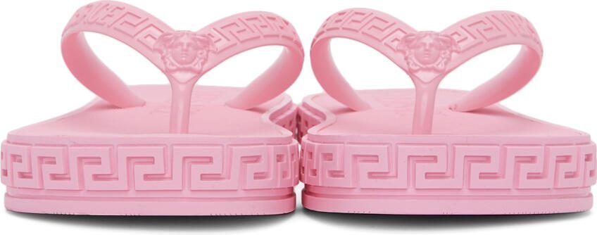 Versace Pink Greca Sandals - Picture 5