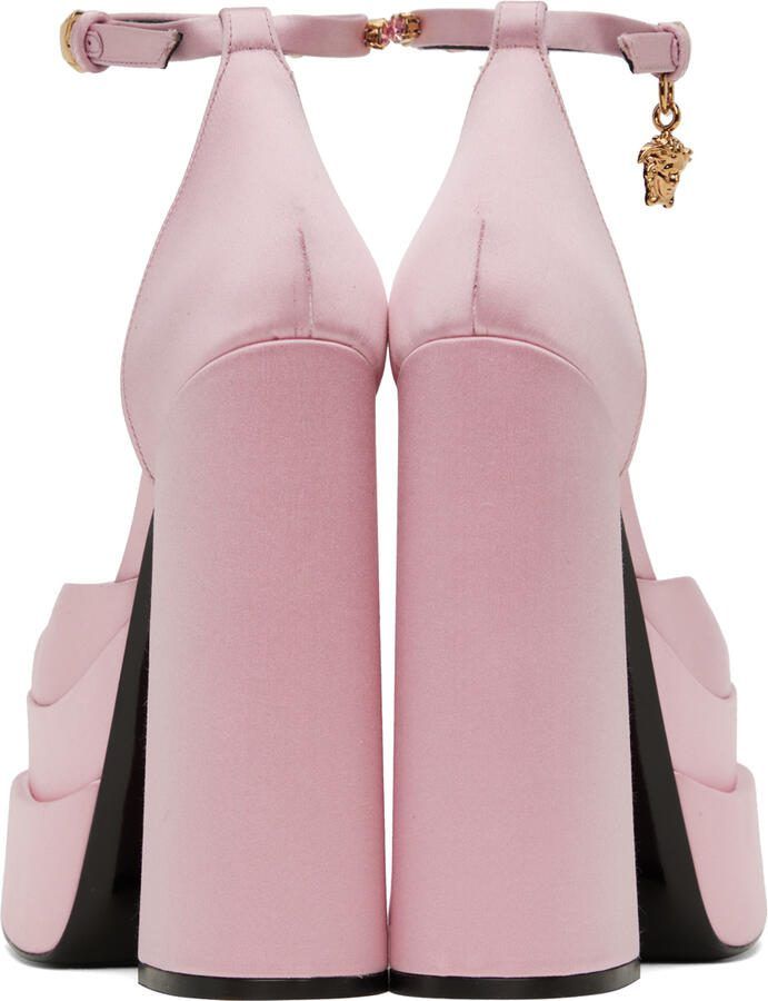 Versace Pink Medusa Aevitas Heels - Picture 5