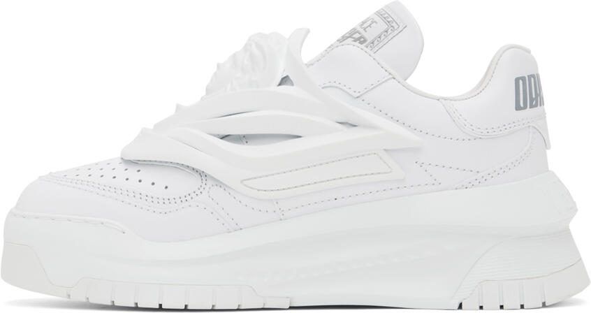 Versace White Odissea Sneakers - Picture 3
