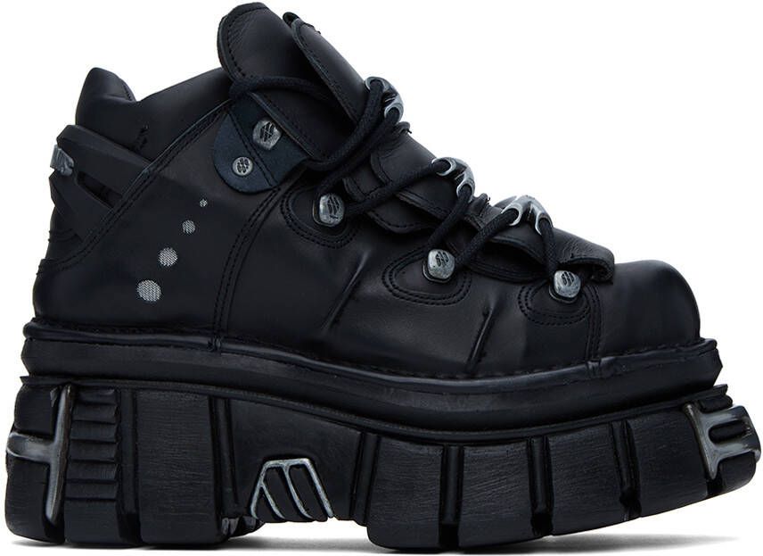 VETE TS Black New Rock Edition Platform Sneakers - Picture 3