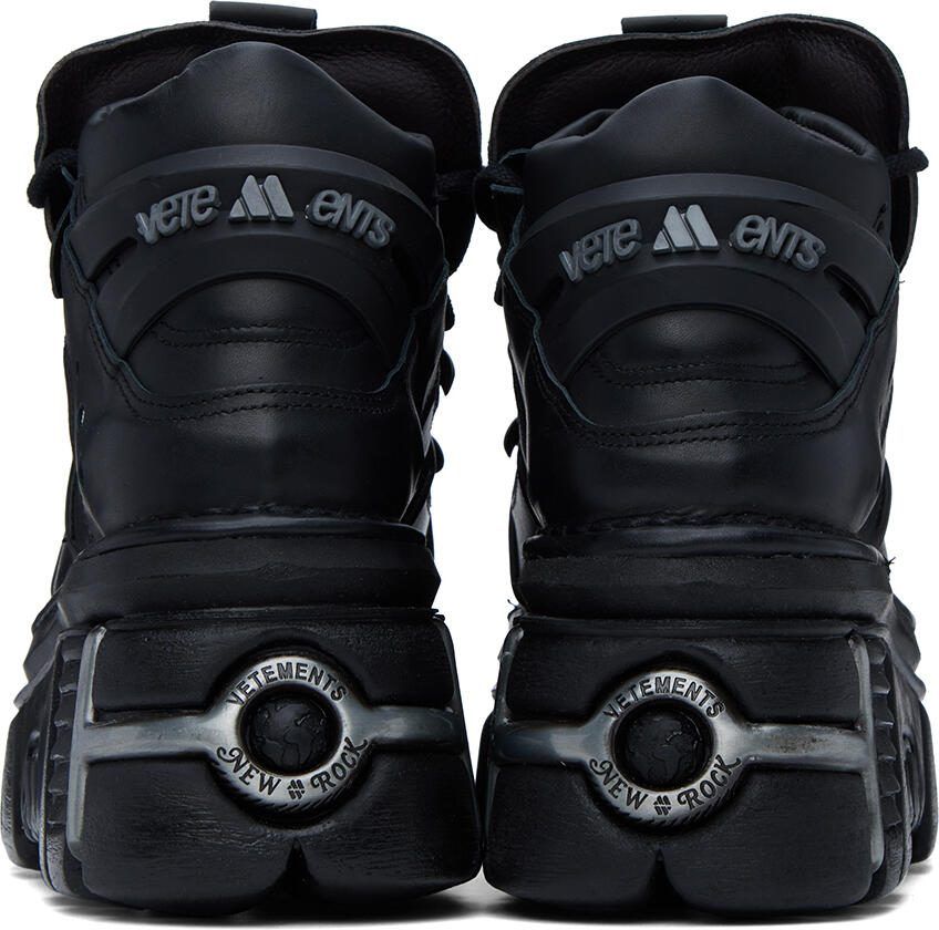VETE TS Black New Rock Edition Platform Sneakers